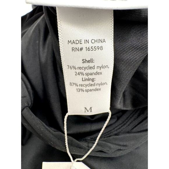 Andie Swim Marbella Modest One Piece Swimsuit Black Medium NWT Classic Chic - Picture 10 of 10